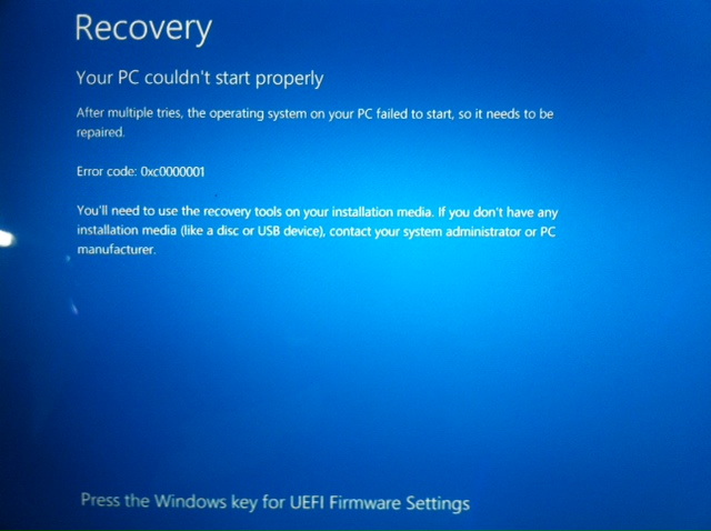 windows 10 USB Recovery Drive
